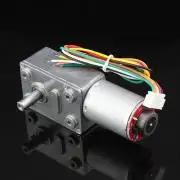 High torque Turbo worm Geared motor GW370 with encoder