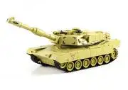 Harcoló tank szett M1A2 Abrams és German Tiger v2 2.4GHz 1:28 