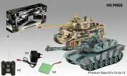 Harcoló tank szett M1A2 Abrams és German Tiger v2 2.4GHz 1:28 