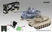 Harcoló tank szett: M1A2 Abrams és German Tiger v2 2.4GHz 1:28 