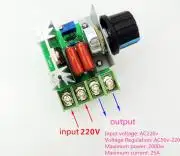 2000W high power electronic regulator SCR dimming speed governor