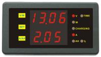 DC Battery Monitor Positive Negative Current +/- 30A Voltage 120V Car Volt Meter