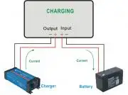 DC Battery Monitor Positive Negative Current +/- 30A Voltage 120V Car Volt Meter