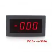 Red LED Digital Ammeter DC -500A~500A Positive Negative Current Meter