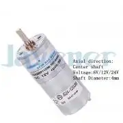 ZGA25RP DC 6V/12V/24V 5-1000RPM Cylinder Shape Electric DC Gear Motor