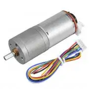 378:1 Gearmotor with Encoder DC 12V 11RPM Encoder Gear Motor 25Dx57L mm