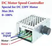 Speciális DC kefés motor vezérlő AC bemenettel