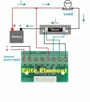 DC 0-120V 0-600A Voltage Current Power Capacity Combo Meter Charge Discharge