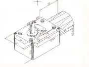 DC motor hajtóműves nyomaték motor