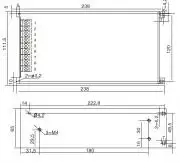 Stabilizált tápegység 230V/60V 600W