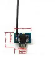 2.4G wireless transceiver module anti-interference 3.3V low power