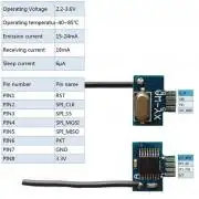 2.4G wireless transceiver module anti-interference 3.3V low power