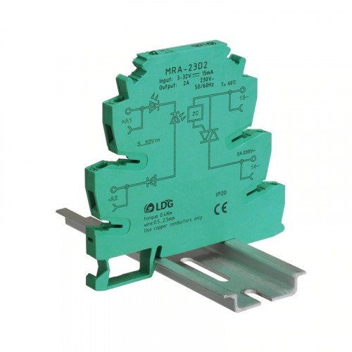 Szilárdtest relé MRA-23D2 2A 230VAC