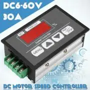 DC 6V-60V 30A PWM Motor Speed Regulator Power Controller + LED Digital Display