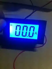 AC 0-200A Digital Blue LCD Ammeter Test , Current Meter Panel Meter