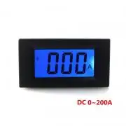 DC 200A Digitális Árammérő, Ampermérő, kék LCD kijelzővel