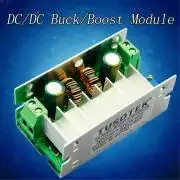 6-35V to 1-35V DC/DC Buck/Boost Charger Power Converter Module With Aluminum