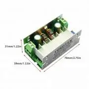 6-35V to 1-35V DC/DC Buck/Boost Charger Power Converter Module With Aluminum