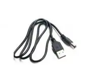 DC Tápkábel USB - 5.5/2.1mm szabvány csatlakozó 5V