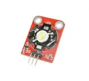 3W Led modul PCB meghajtóval, vezérelhető, Fehér