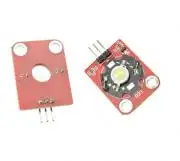 3W Led modul PCB meghajtóval, vezérelhető, Fehér