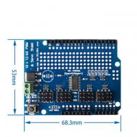 Szervó vezérlő pajzs, 16 csatorna, 12bit, PWM pajzs, Adafruit kompatibilis