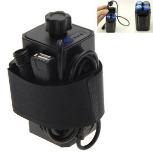 8.4V 4x18650 Battery Pack Case Waterproof House Cover For Bike Bicycle Lamp