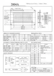 LCD 20x4 zöld, soros meghajtófelülettel (I2C)