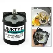 68KTYZ AC220V 28W 2.5-110RPM Permanent Magnetic Synchronous Gear Motor CW/CCW