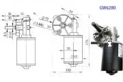 DC 12V / 24V / 36V / 48V / 110V / 220V hajtóműves nyomaték motor