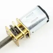 N20 típusú hajtóműves mini/mikró DC motor, 55m-es M4-es menetes tengellyel