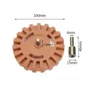 Radírkorong, radír polírozó, autó matrica, fólia eltávolító