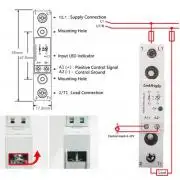 Szilárdtest relé TRA-48D10K 10A 480VAC