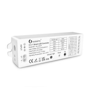 Gledopto Zigbee Pro 5-az-1-ben LED vezérlés (Zigbee+RF) 12V / 24V / 36V / 48V / 54V DC