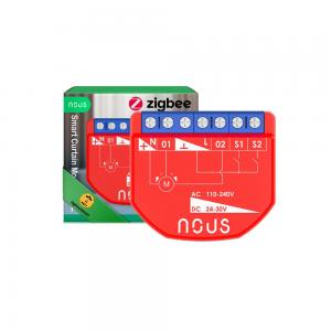 Nous B4Z okos Tuya Zigbee mini redőnyvezérlő / motoros függönyvezérlő modul, kapcsolóbemenettel