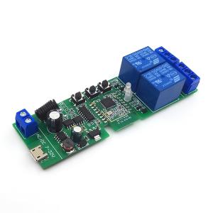 TuyaSmart 5V-32V két áramkörös, Zigbee + RF NO/NC okosrelé