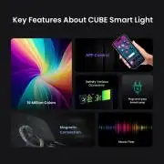 YEELIGHT Cube Smart Lamp - SPOT Base - RGB LED asztali gamer lámpa / dekorációs lámpa - Alapmodul (YLFWD-0008)