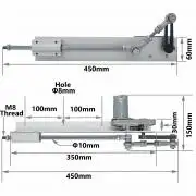 Forgattyús aktuátor DC 12/24V