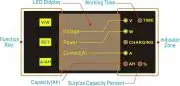 DC 0-120V +/-100A Voltage Current Capacity Power Battery Monitor State of Charge