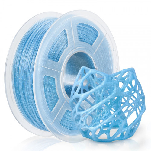 PLA Kék Csillám filament Sunlu 1.75mm 1kg