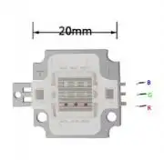 10W RGB SMD LED dióda