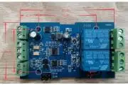 RS485-ről vezérelhető Modbus protokollal vezérlő 2 csatornás relés modul