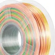 PLA+ Selyemfényű Szivárvány filament Sunlu 1.75mm 100g-os kiszerelés