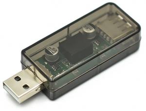 USB galvanikus leválasztó, izolátor áramkör modul, tokozott