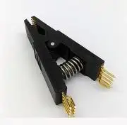 SOP8/SOIC8 vagy SOP16/SOIC16 programozó csipesz DIP eltolt (bent) csatlakozásra