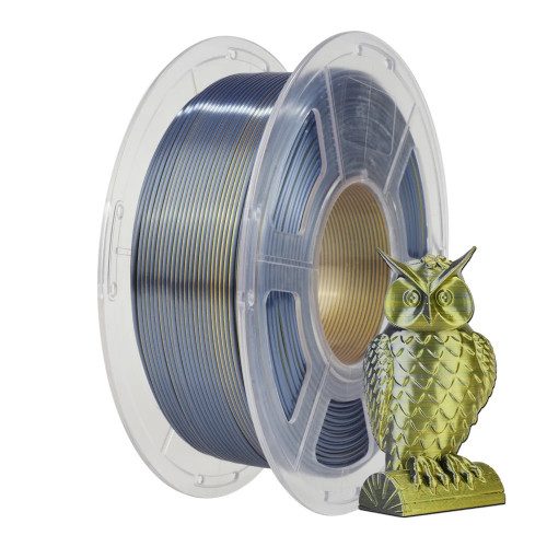 PLA+ Selyem dupla színű Fekete-Arany filament 1.75mm 1kg