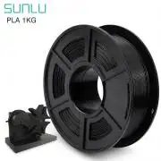 PLA+ Fekete filament Sunlu 1.75mm 100g-os kiszerelés