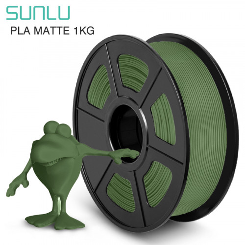 PLA Matt Oliva Zöld filament Sunlu 1.75mm 1kg