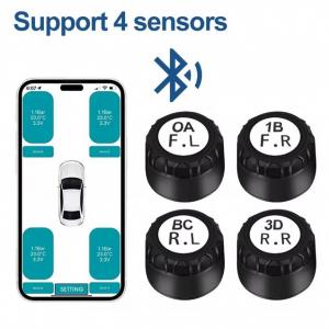 TPMS keréknyomás szenzor, mobilos bluetooth, autó