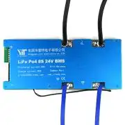 BMS LiFePO4 8S 24V védelmi elektronika, balancerrel